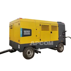 أطلس V1200 كوبكو 25bar 34m3 الديزل المحمول ضواغط هوائية 25 بار 1200cfm AtlasCopco V1200 cfm ضاغط الضغط العالي