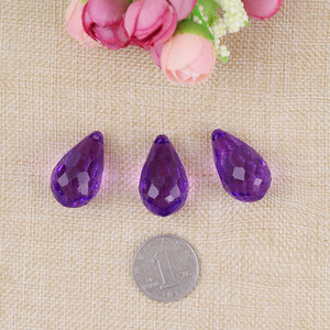 Acrylic Teardrop Pendant Beads Red 104T <b>Wedding</b> Decor DIY Crystal Lamp Hanging <b>Ornament</b> - Product Image 2