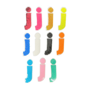 Listo Stock Lentejuelas bordadas 26 letras en inglés Estilo Parches de tela Hierro-en accesorios decorativos para ropa Apliques - Product Image 6