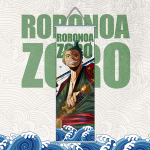 Affiche murale ONE-PIECES <span class=keywords><strong>de</strong></span> Ban Dai, image suspendue, Luffy, <span class=keywords><strong>Nami</strong></span>, Zoro, décoration <span class=keywords><strong>de</strong></span> pièce périphérique bidimensionnelle, défilement mural, affiche 25*70cm - Product Image 5