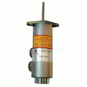 110-6465 1106465 โซลินอยด์ตัดน้ำมันเชื้อเพลิง 24V สำหรับเครื่องยนต์ 320B 320C 3116 3126 - Product Image 1