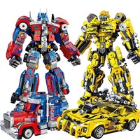 Kit de Construcción de Robot Mecha OEM de Alta Dificultad - Modelo de Mecha Transformable Compatible con Bloques, Regalo para Niños