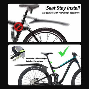 Rbrl Full Suspension Fiets Spatbord Fiets Mtb Cyclus Spatbord Fiets Spatbord - Product Image 4