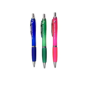 Hochwertiges individuelles Angebot Geschenk Kugelschreiber Ballstift Kugelschreiber mit Logo Werbung Hotel Kunststoff Seidenbilddruck