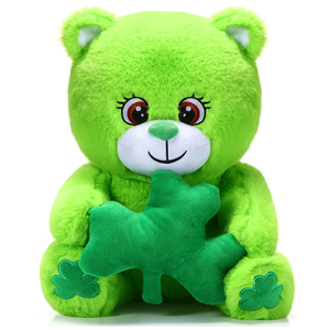 Oso de Peluche Personalizado de Alta Calidad de 12 Pulgadas con Trébol, Lindo Oso de Peluche para Amantes, Regalo para Cumpleaños, Día de San Patricio, Recuerdo de Fiesta - Product Image 1