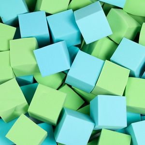 Factory Trampoline Kids Colorful Safety Park Gimnasia Bloques de espuma Pool Sponge Pit Cubes con red protectora - Product Image 5