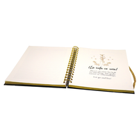 Carnets de notes créatifs avec logo personnalisé couverture rigide et étanche pour bloc-notes Constellation Carnet de notes planificateur heureux noir journal cadeau quotidien