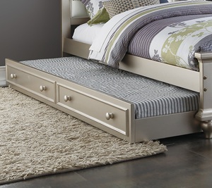 Modern Adjustable Convertible <b>Platform</b> <b>Bed</b> Twin Ivory White Faux Leather Upholstery Rosewood <b>Frame</b> Storage Bedroom Furniture - Product Image 3