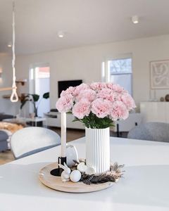 Factory Wholesale Single Stem Artificial Silk Carnation for Home Wedding <b>Decoration</b> Mother's Day - Product Image 2