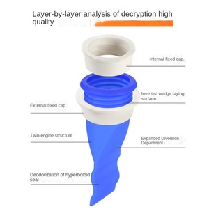 Salle de bain vanne de vidange vérifier Silicone crépine tuyau intérieur odeur preuve égout circulaire <span class=keywords><strong>Anti</strong></span> odeur cuisine moustique sol Drain couverture - Product Image 4
