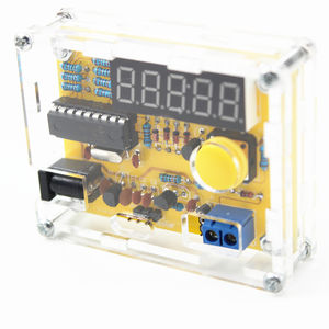Kits DIY 1Hz-50MHz <span class=keywords><strong>Crystal</strong></span> Oscillator <span class=keywords><strong>Tester</strong></span> Contador de frecuencia <span class=keywords><strong>TESTER</strong></span> Meter Case Durable DIY Led Kit - Product Image 5