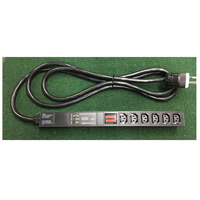 PDU SPD à 8 voies en alliage d'aluminium à bon prix, avec prises IEC C13 32A et fiche USA L6-30P, 230V 7500W