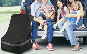 Sac de voyage pour siège de voiture personnalisé en usine avec roulettes, sac à dos rembourré pour siège de voiture à roulettes, grand sac de voyage durable pour siège de voiture - Product Image 6