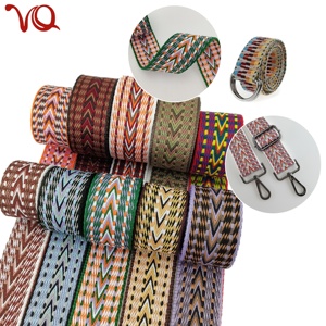 Cinghia in poliestere stile etnico per borse, nastro jacquard morbido per accessori borse - Product Image 1