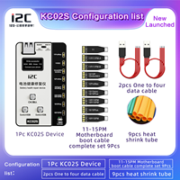 Dispositivo de Reparación de Baterías I2C KC02S, Herramienta de Reinicio de Ciclo de Batería, Modifica Datos de Batería para iPhone 11~15PM, Programador de Reparación de Teléfonos