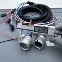 Kabel Harness Pengkabelan Mesin Panas Tinggi Tahan Api PA66 IP67 Tahan Air untuk Traktor Combine Engine OEM Siap Kirim