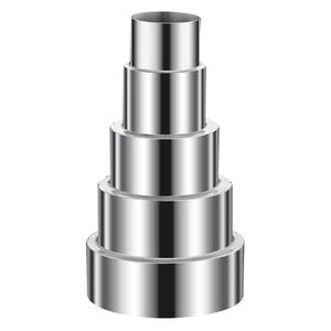 Adattatore per stufe di fabbrica <span class=keywords><strong>diametro</strong></span> da 80mm a 60mm connettore per il riduttore del tubo della <span class=keywords><strong>stufa</strong></span> - Product Image 5