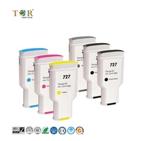 Cartucce d'Inchiostro Tiger Roar per HP 727, Compatibili con Plotter di Grande Formato HP DesignJet T920 T930 T1500 T2500 T2530