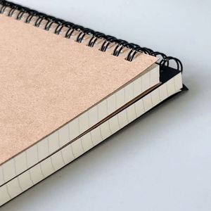 High-Value Retro Flip-Up Spiral <b>Notebook</b> Thickened Dowling Paper <b>Grid</b> Lined Printed Blank Non-Slip for College Students Exam - Product Image 5