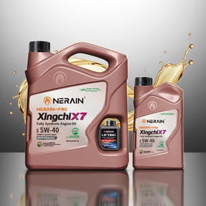 NERAIN 5w40 5W30 <span class=keywords><strong>10W40</strong></span> 10W30 0W30 0W20 PAO Entièrement Synthétique 4L Lubrifiant pour Moteur à Essence API SP MSDS - Product Image 1