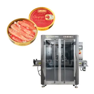 Machine canning tin can lid seal cola food fish fruit tuna sardine caviar vacuum can sealer