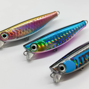 Señuelo de Pesca MISTER LURE de 65 mm y 10.8 g, Diseño Único con Ojos 3D y Anzuelos, Superficie Holográfica, Cebo de Agua Dulce Vívido - Product Image 4