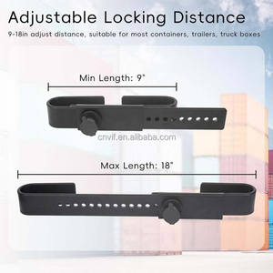 Nouveau cadenas de conteneur d'expédition en acier trempé VITA, 2 clés, sécurité maximale, cadenas de porte pour semi-remorques, conteneurs, 40*8mm - Product Image 6