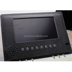 Notebook formato A5-power bank grande funzione notebook power bank smart notebook con schermo video 7'' - Product Image 3