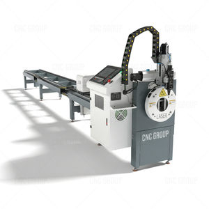 Máquina de corte láser de fibra CNC de grado industrial con IA de agua de alta precisión para tubos metálicos de 6000 mm de longitud, ideal para la fabricación de equipos contra incendios. - Product Image 3