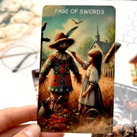 Vente en gros de jeu de tarot Desert Dreams de 78 cartes avec boîte, 300GSM, écologique, durable, portable, faible MOQ