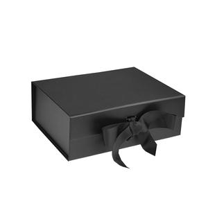 Caja de Regalo Magnética de Lujo con Lazo de Cinta, Caja Rígida de Papel con Tapa Abatible para Joyería, Cosméticos, Bodas, Fiestas, Cumpleaños - Product Image 1
