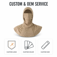 Capuche ignifuge résistante à la chaleur en Nomex/Protex/Tencel, avec joint élastique renforcé, design ergonomique, sécurité incendie