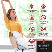 Coussins en mousse à mémoire de forme intelligents pour le rappel de la position assise et des jambes croisées, pour soulager la douleur du coccyx et la sciatique