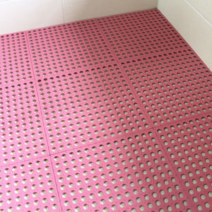 Modern Anti-slip Click Indoor Bathroom Shower <b>Mat</b> <b>Waterproof</b> PVC Mosaic Splicing Floor <b>Mat</b> with 3D Model Design - Product Image 6