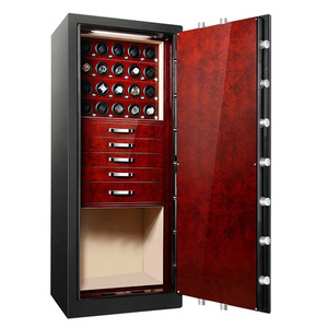 20スロット時計ワインダーボックス自動大型安全セキュリティボックスジュエリー引き出しCaja Fuerteキャビネット金庫ホームオフィス金庫用 - Product Image 2