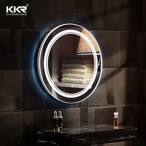 Alumínio Projetor Alarme LED Termômetro Eletrônico para Quartos Iluminado Banheiro Espelho Carregamento Pucks Relógio Luzes LED - Product Image 1