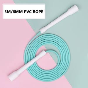 5 мм/6 мм ПВХ скакалки для фитнеса Крытый Открытый Регулируемый Скакалка с Нерушимыми ручками скакалка - Product Image 6