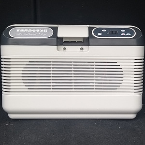 Mini Electronic Fridge 12V 24V 220V Dual Use Portable Car Home <b>Refrigerator</b> Semiconductor Cooling Plastic Body - Product Image 2