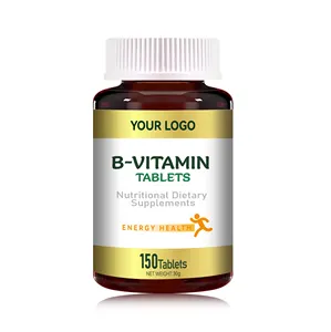 OEM/ODM diyet takviyeleri organik b karmaşık cilt bakımı B vitamini karmaşık tablet