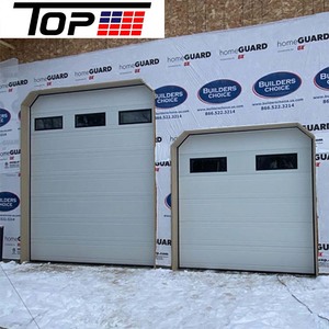 <span class=keywords><strong>Porte</strong></span> <span class=keywords><strong>de</strong></span> <span class=keywords><strong>garage</strong></span> électrique pliante 9x8 à 2 panneaux, motorisée, pour allée étroite - Product Image 3