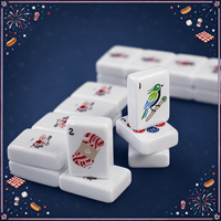 Meowjong : le jeu de société amusant et original sur le thème du chat, jeu de mahjong américain pour amis et famille
