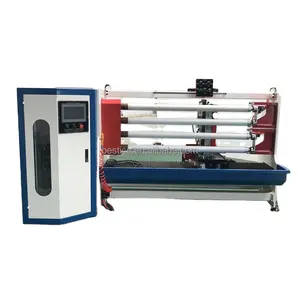 Four shafts Adhesive Tape Roll Log Slitter Cutting Machine with Four Blades Knives high capacity factory wholesale best price