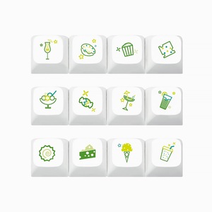 Personalizado DIY XDA Keycap PBT Material durável 1X Mecânica Keycap Dye Sublimação Com Interruptor Mx - Product Image 5