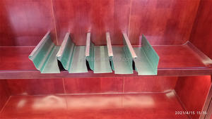 Automatisches Regenwasser aus Metall Stahl rinne Fallrohre Kanal herstellung Rollform maschine - Product Image 2