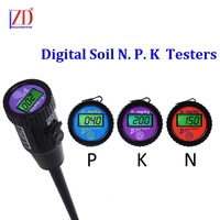 Testeur de nutriments du sol portable 7-en-1 NPK Fertilité pH EC Température Humidité ZD-2000 Haute précision Rétroéclairage LCD IP55