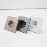Prise murale industrielle française 220V 1 prise ignifuge en verre trempé IP22 10A de haute qualité BENDI C20 avec port USB pour la maison