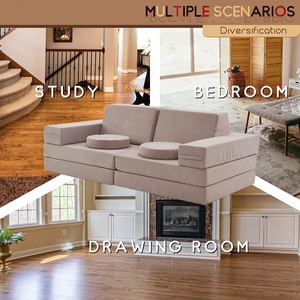 Trẻ Em Toddler <span class=keywords><strong>Sofa</strong></span> Ghế Mềm Chơi Bọt Couch Mini Trẻ Em <span class=keywords><strong>Sofa</strong></span> Giường Trẻ Em Có Thể Giặt Modular Có Thể Gập Lại Chơi Đệm Gấp Ghế - Product Image 3