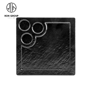 <span class=keywords><strong>Platos</strong></span> de restaurante de <span class=keywords><strong>melamina</strong></span> 100% rústicos baratos para hoteles <span class=keywords><strong>platos</strong></span> de plástico irregulares esmerilados sushi japonés ecológico 100 Uds - Product Image 4