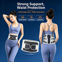 Cinturón de Rehabilitación para Hernia Discal Lumbar, Cinturón Abdominal Adelgazante, Cinturón de Soporte con Placa de Acero