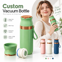 Bouteille isotherme en acier inoxydable 316, garde au chaud et au froid, anti-fuite, avec couvercle, portable, pour le sport et les voyages